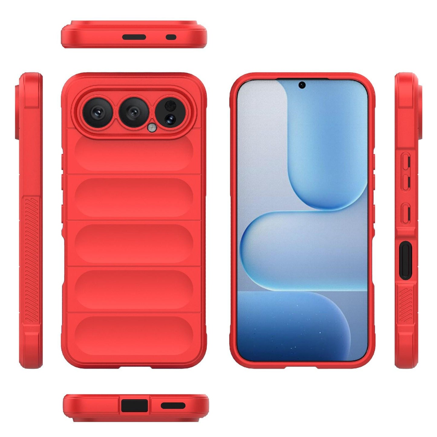 Honor 500 Pro 155.8mm Magic Shield TPU + Flannel Protective Phone Case Cover, Shockproof Scratch Resistant