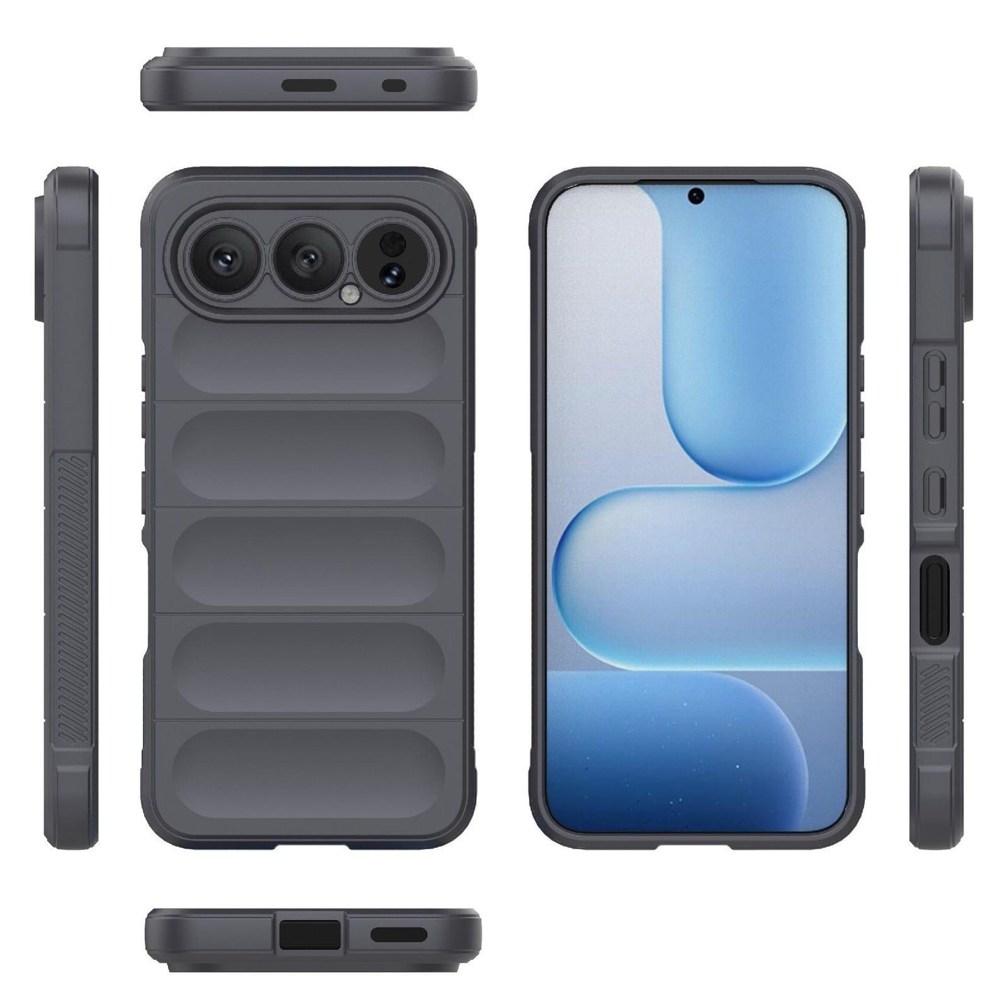 Honor 500 Pro 155.8mm Magic Shield TPU + Flannel Protective Phone Case Cover, Shockproof Scratch Resistant