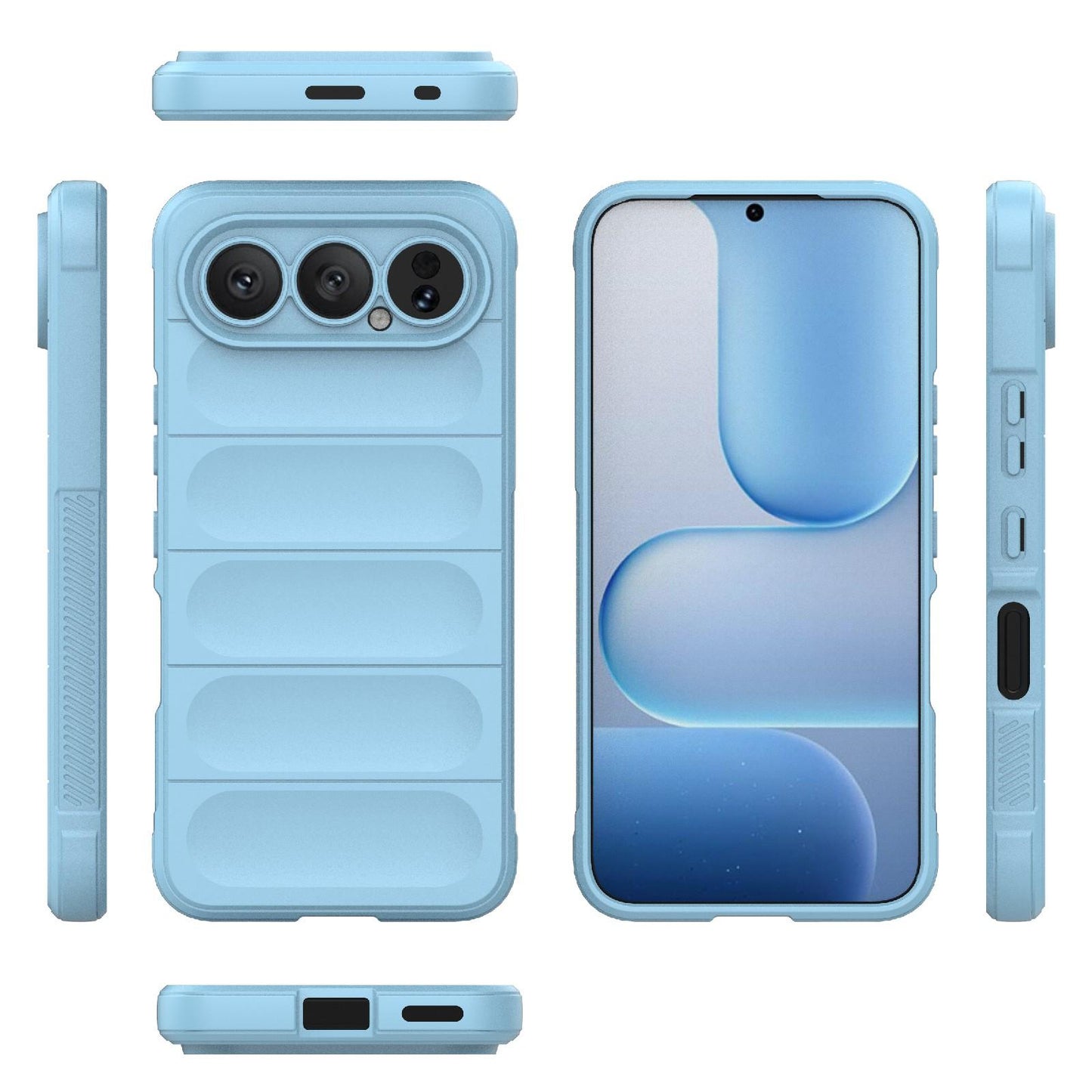 Honor 500 Pro 155.8mm Magic Shield TPU + Flannel Protective Phone Case Cover, Shockproof Scratch Resistant