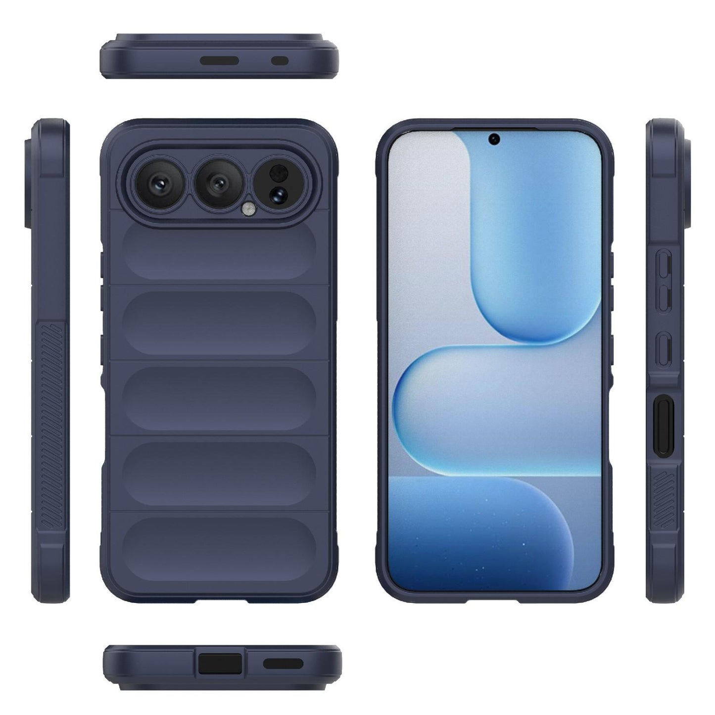 Honor 500 Pro 155.8mm Magic Shield TPU + Flannel Protective Phone Case Cover, Shockproof Scratch Resistant