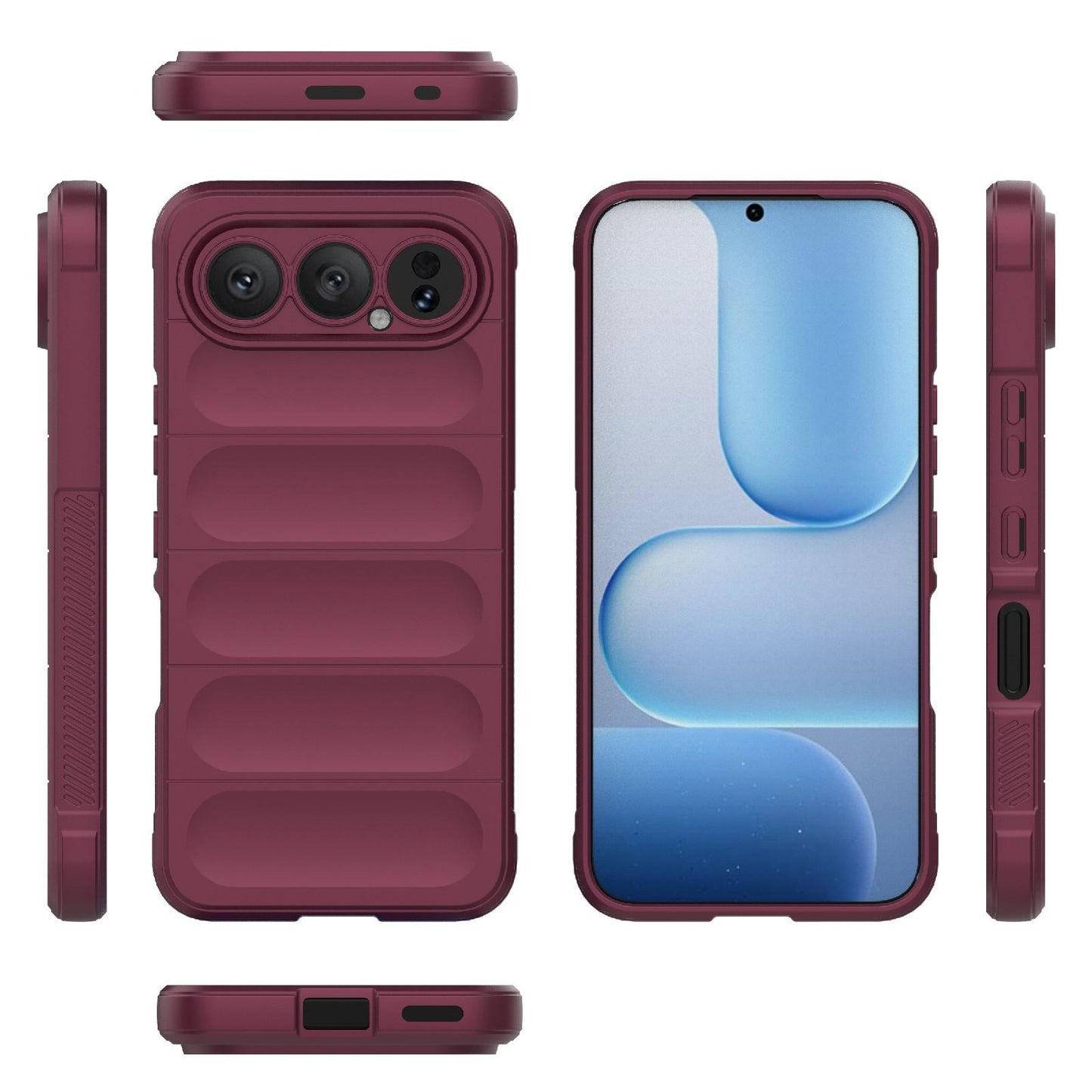Honor 500 Pro 155.8mm Magic Shield TPU + Flannel Protective Phone Case Cover, Shockproof Scratch Resistant