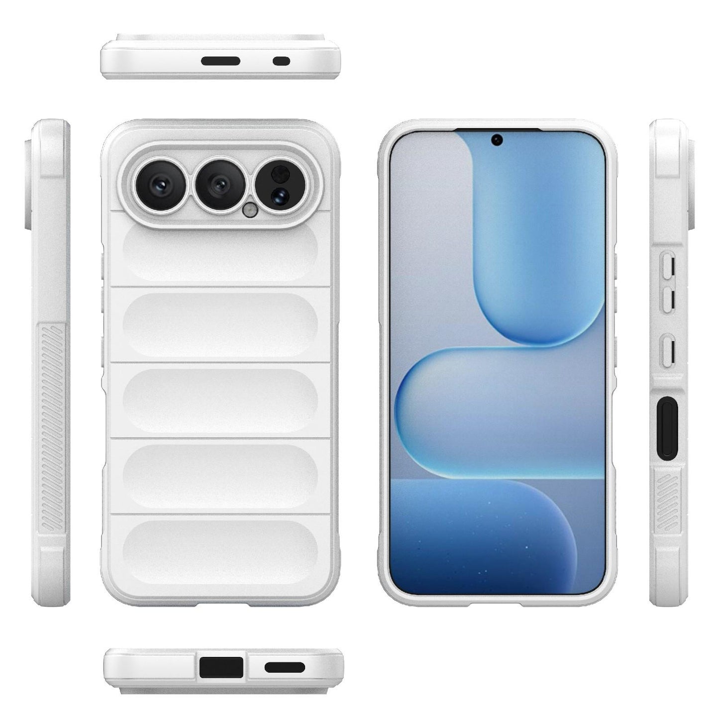 Honor 500 Pro 155.8mm Magic Shield TPU + Flannel Protective Phone Case Cover, Shockproof Scratch Resistant
