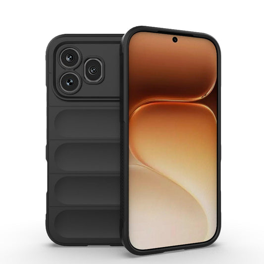 Honor 600 Pro Magic Shield TPU + Flannel Protective Phone Case Cover, Shockproof Scratch Resistant
