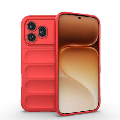 Honor 600 Pro Magic Shield TPU + Flannel Protective Phone Case Cover, Shockproof Scratch Resistant