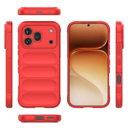 Honor 600 Pro Magic Shield TPU + Flannel Protective Phone Case Cover, Shockproof Scratch Resistant