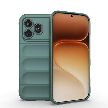 Honor 600 Pro Magic Shield TPU + Flannel Protective Phone Case Cover, Shockproof Scratch Resistant