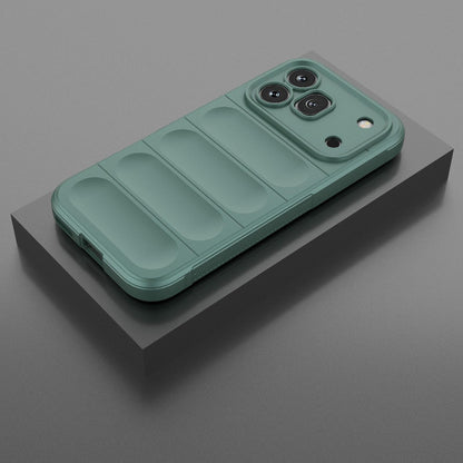 Honor 600 Pro Magic Shield TPU + Flannel Protective Phone Case Cover, Shockproof Scratch Resistant