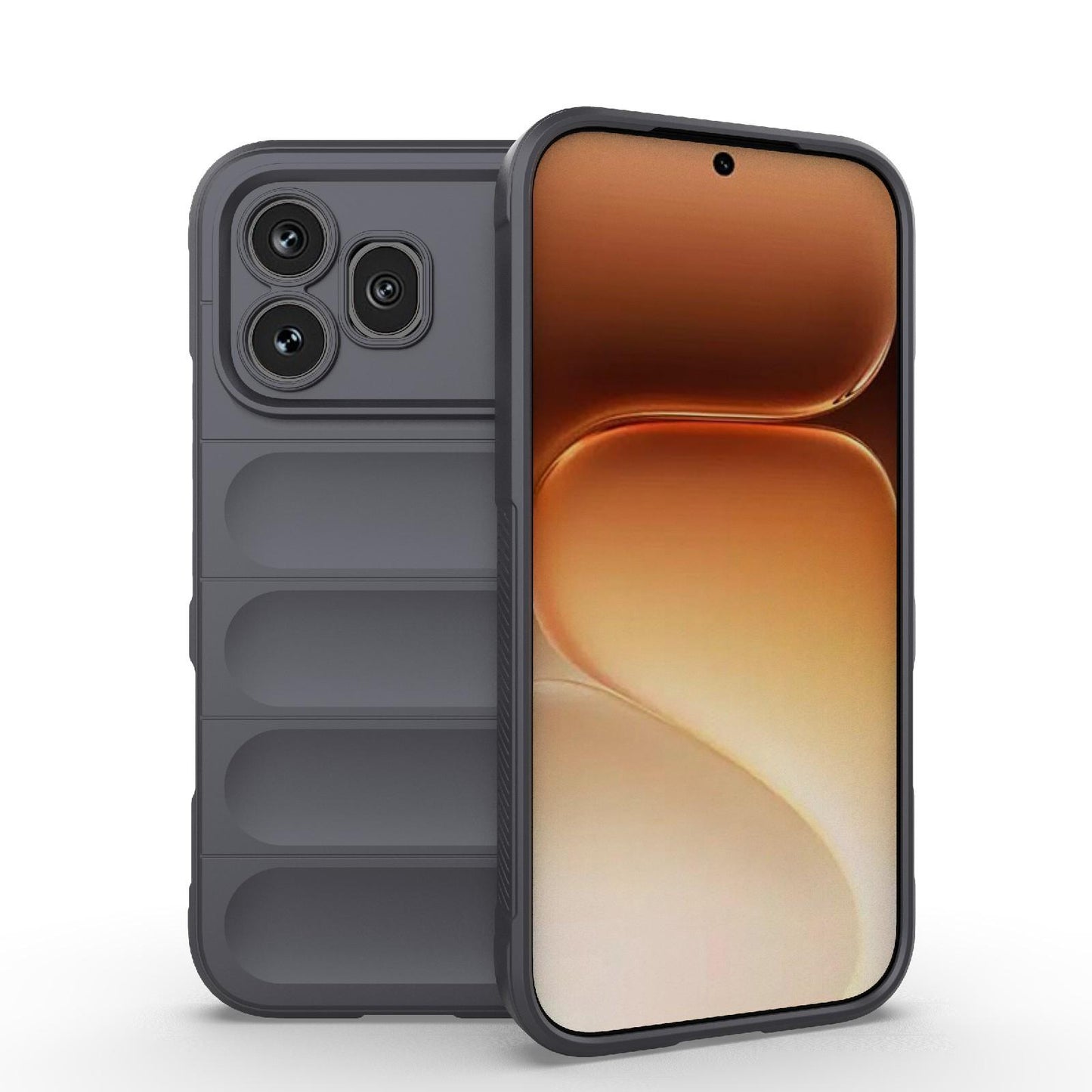 Honor 600 Pro Magic Shield TPU + Flannel Protective Phone Case Cover, Shockproof Scratch Resistant
