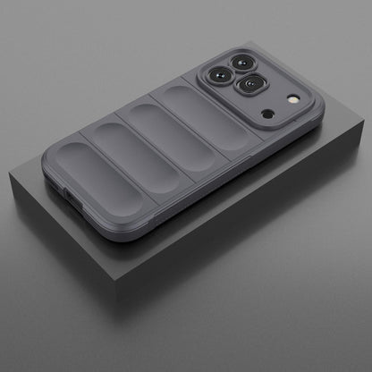 Honor 600 Pro Magic Shield TPU + Flannel Protective Phone Case Cover, Shockproof Scratch Resistant