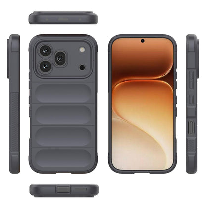 Honor 600 Pro Magic Shield TPU + Flannel Protective Phone Case Cover, Shockproof Scratch Resistant