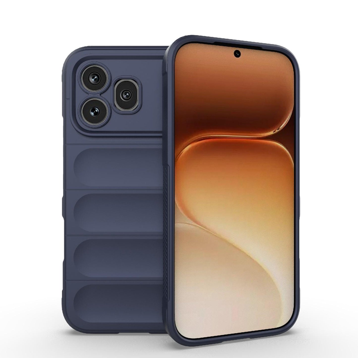 Honor 600 Pro Magic Shield TPU + Flannel Protective Phone Case Cover, Shockproof Scratch Resistant