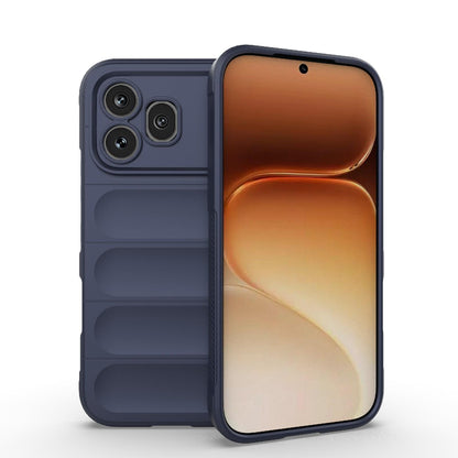 Honor 600 Pro Magic Shield TPU + Flannel Protective Phone Case Cover, Shockproof Scratch Resistant