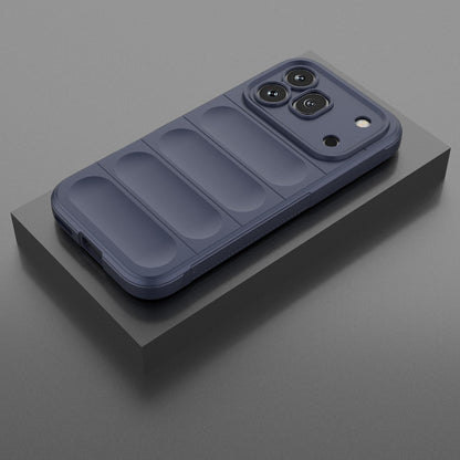 Honor 600 Pro Magic Shield TPU + Flannel Protective Phone Case Cover, Shockproof Scratch Resistant