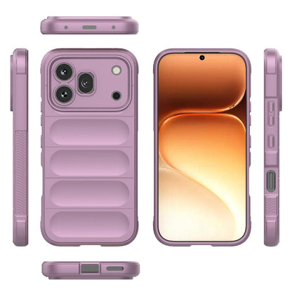 Honor 600 Pro Magic Shield TPU + Flannel Protective Phone Case Cover, Shockproof Scratch Resistant