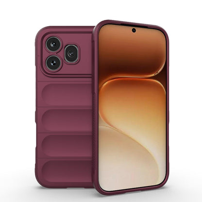 Honor 600 Pro Magic Shield TPU + Flannel Protective Phone Case Cover, Shockproof Scratch Resistant