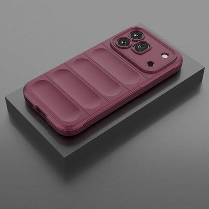Honor 600 Pro Magic Shield TPU + Flannel Protective Phone Case Cover, Shockproof Scratch Resistant