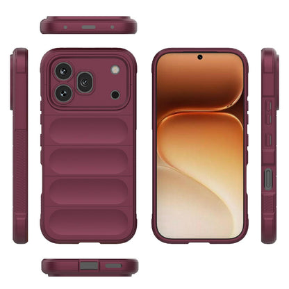 Honor 600 Pro Magic Shield TPU + Flannel Protective Phone Case Cover, Shockproof Scratch Resistant
