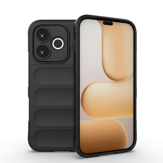 Honor 600 Lite 5G Magic Shield TPU + Flannel Protective Phone Case Cover, Shockproof Scratch Resistant