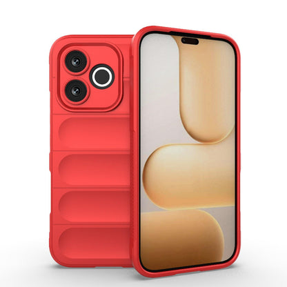 Honor 600 Lite 5G Magic Shield TPU + Flannel Protective Phone Case Cover, Shockproof Scratch Resistant