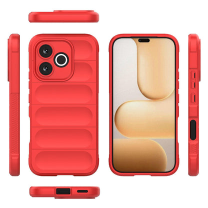 Honor 600 Lite 5G Magic Shield TPU + Flannel Protective Phone Case Cover, Shockproof Scratch Resistant