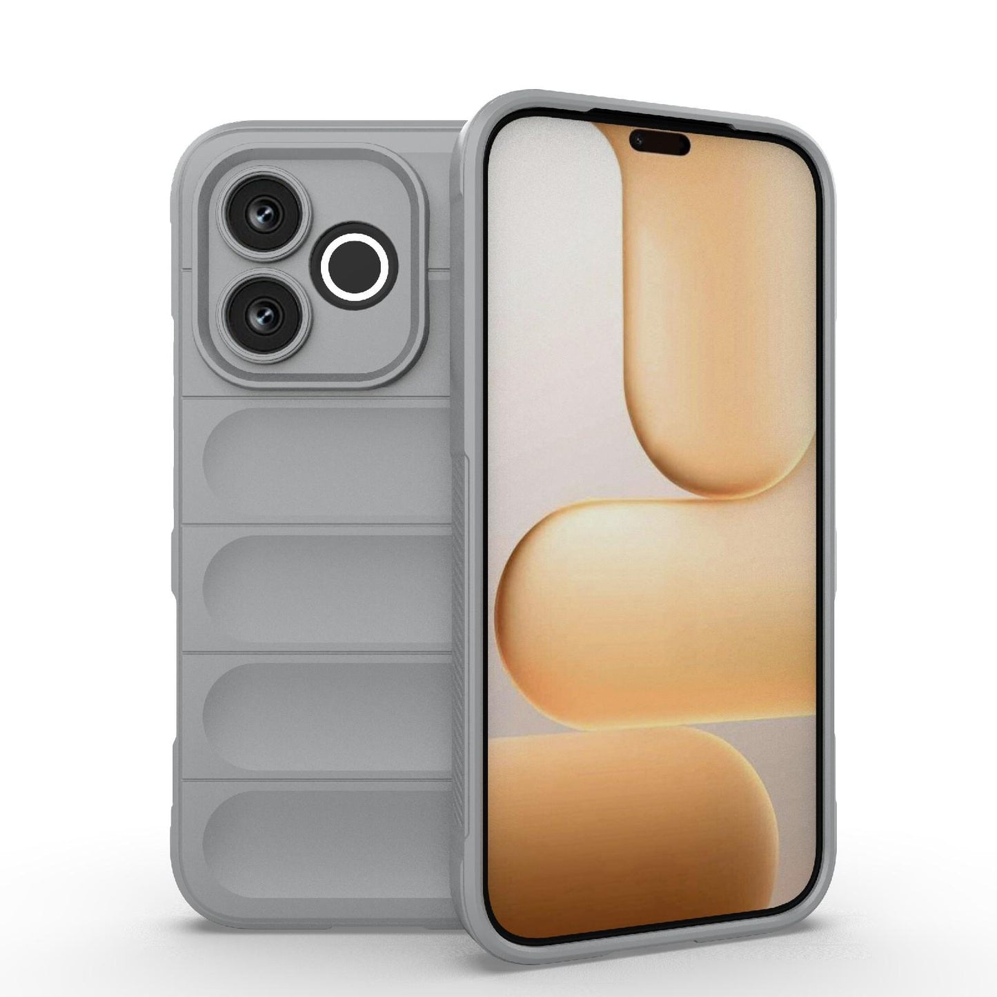 Honor 600 Lite 5G Magic Shield TPU + Flannel Protective Phone Case Cover, Shockproof Scratch Resistant
