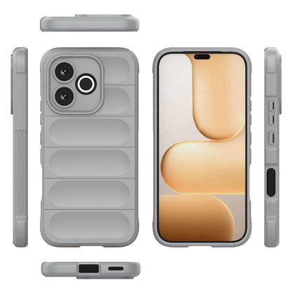 Honor 600 Lite 5G Magic Shield TPU + Flannel Protective Phone Case Cover, Shockproof Scratch Resistant