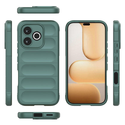 Honor 600 Lite 5G Magic Shield TPU + Flannel Protective Phone Case Cover, Shockproof Scratch Resistant
