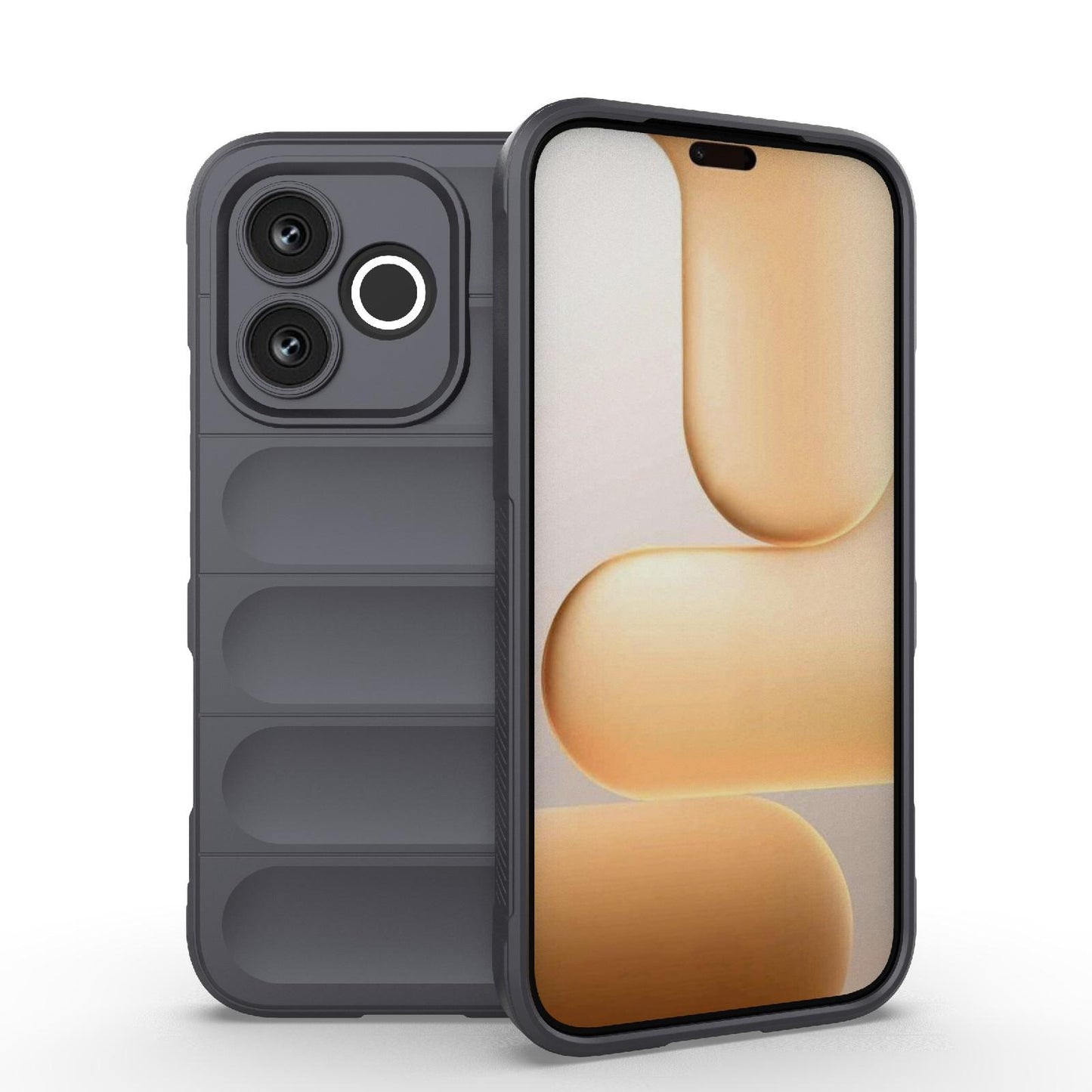 Honor 600 Lite 5G Magic Shield TPU + Flannel Protective Phone Case Cover, Shockproof Scratch Resistant