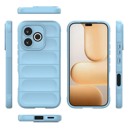 Honor 600 Lite 5G Magic Shield TPU + Flannel Protective Phone Case Cover, Shockproof Scratch Resistant