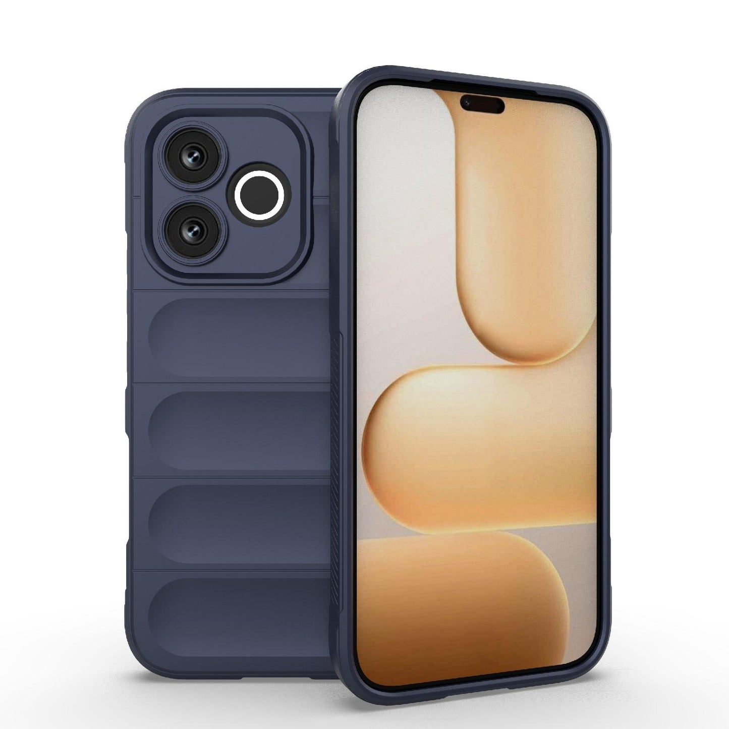 Honor 600 Lite 5G Magic Shield TPU + Flannel Protective Phone Case Cover, Shockproof Scratch Resistant
