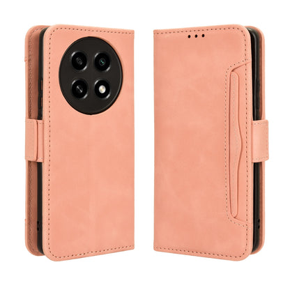 OPPO A2 Pro 5G Skin Feel PU Leather Wallet Phone Case with Card Slots, Cash Pocket, Magnetic Closure, Built-In Stand, Full Protection TPU Cover