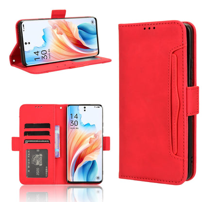 OPPO A2 Pro 5G Skin Feel PU Leather Wallet Phone Case with Card Slots, Cash Pocket, Magnetic Closure, Built-In Stand, Full Protection TPU Cover