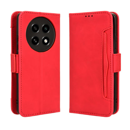 OPPO A2 Pro 5G Skin Feel PU Leather Wallet Phone Case with Card Slots, Cash Pocket, Magnetic Closure, Built-In Stand, Full Protection TPU Cover
