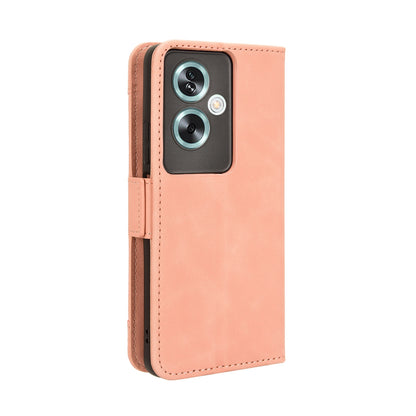 OPPO A2 5G Skin Feel PU Leather Wallet Phone Case with Card Slots, Cash Pocket, Magnetic Closure, Built-In Stand, Full Protection TPU Cover