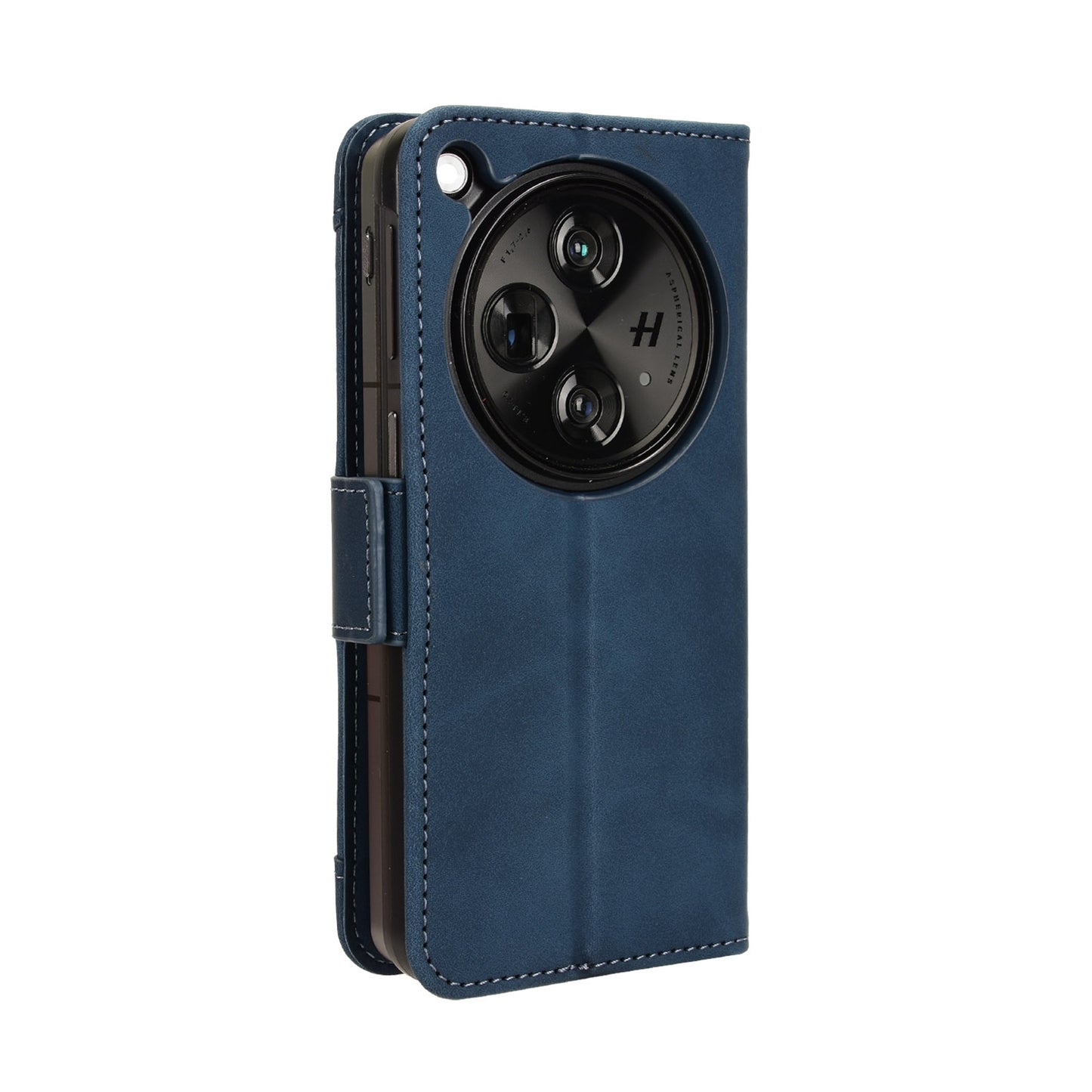 OnePlus Open Skin Feel PU Leather Wallet Phone Case with Card Slots, Cash Pocket, Magnetic Closure, Built-In Stand, Full Protection TPU Cover
