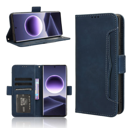 OPPO Find X7 5G Skin Feel PU Leather Wallet Phone Case with Card Slots, Cash Pocket, Magnetic Closure, Built-In Stand, Full Protection TPU Cover