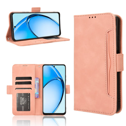 OPPO A60 4G Skin Feel PU Leather Wallet Phone Case with Card Slots, Cash Pocket, Magnetic Closure, Built-In Stand, Full Protection TPU Cover