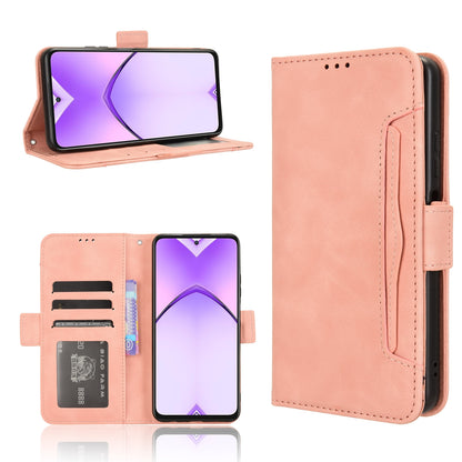 OPPO A3 Pro 5G Skin Feel PU Leather Wallet Phone Case with Card Slots, Cash Pocket, Magnetic Closure, Built-In Stand, Full Protection TPU Cover