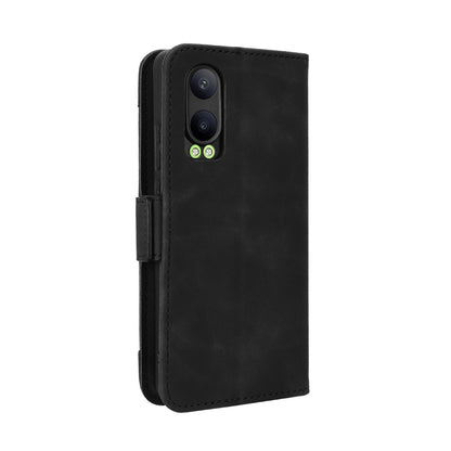OnePlus Nord CE4 Lite 5G Skin Feel PU Leather Wallet Phone Case with Card Slots, Cash Pocket, Magnetic Closure, Built-In Stand, Full Protection TPU Cover