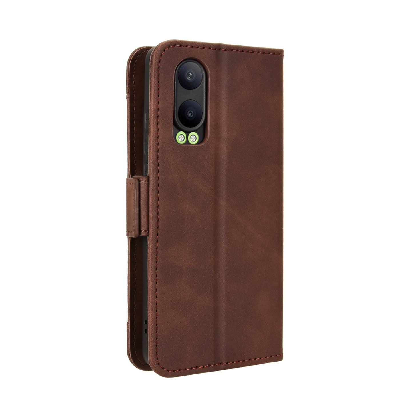 OPPO K12X 5G Skin Feel PU Leather Wallet Phone Case with Card Slots, Cash Pocket, Magnetic Closure, Built-In Stand, Full Protection TPU Cover