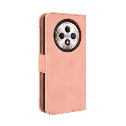 OPPO Reno12 F 5G Skin Feel PU Leather Wallet Phone Case with Card Slots, Cash Pocket, Magnetic Closure, Built-In Stand, Full Protection TPU Cover