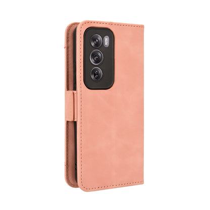 OPPO Reno12 Pro 5G Skin Feel PU Leather Wallet Phone Case with Card Slots, Cash Pocket, Magnetic Closure, Built-In Stand, Full Protection TPU Cover