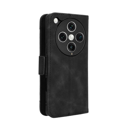 OPPO Find X8 Pro Skin Feel PU Leather Wallet Phone Case with Card Slots, Cash Pocket, Magnetic Closure, Built-In Stand, Full Protection TPU Cover