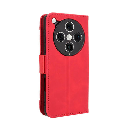 OPPO Find X8 Pro Skin Feel PU Leather Wallet Phone Case with Card Slots, Cash Pocket, Magnetic Closure, Built-In Stand, Full Protection TPU Cover