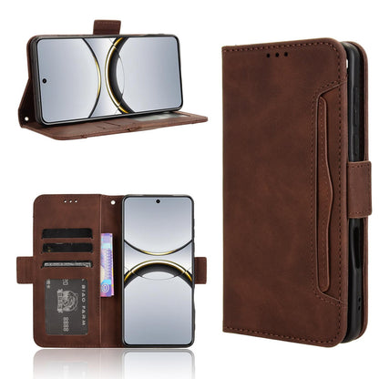 OPPO Find X8 Pro Skin Feel PU Leather Wallet Phone Case with Card Slots, Cash Pocket, Magnetic Closure, Built-In Stand, Full Protection TPU Cover