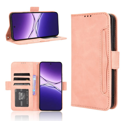 OPPO F29 5G Skin Feel PU Leather Wallet Phone Case with Card Slots, Cash Pocket, Magnetic Closure, Built-In Stand, Full Protection TPU Cover
