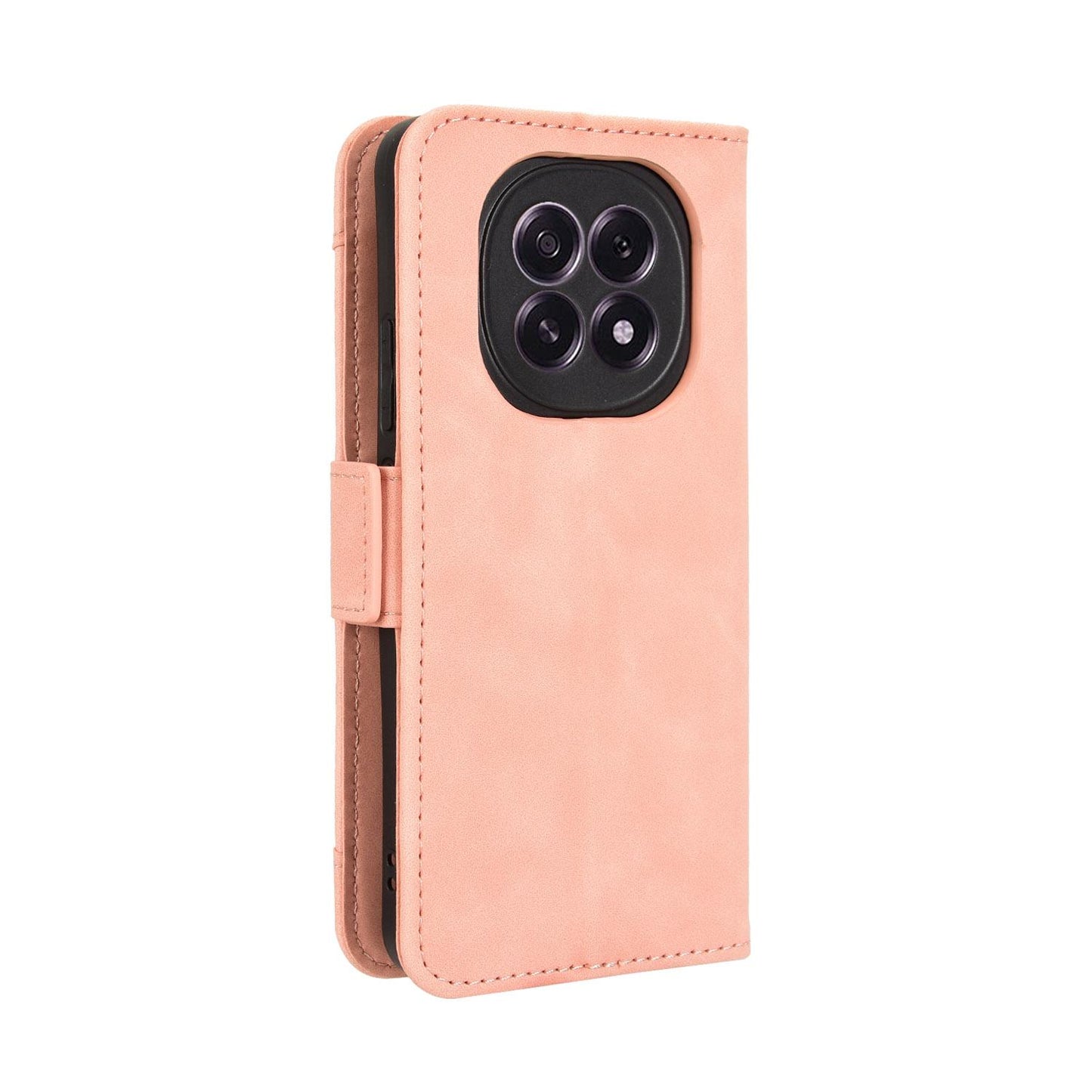 OPPO F29 5G Skin Feel PU Leather Wallet Phone Case with Card Slots, Cash Pocket, Magnetic Closure, Built-In Stand, Full Protection TPU Cover