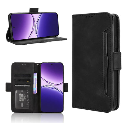 OPPO F29 5G Skin Feel PU Leather Wallet Phone Case with Card Slots, Cash Pocket, Magnetic Closure, Built-In Stand, Full Protection TPU Cover