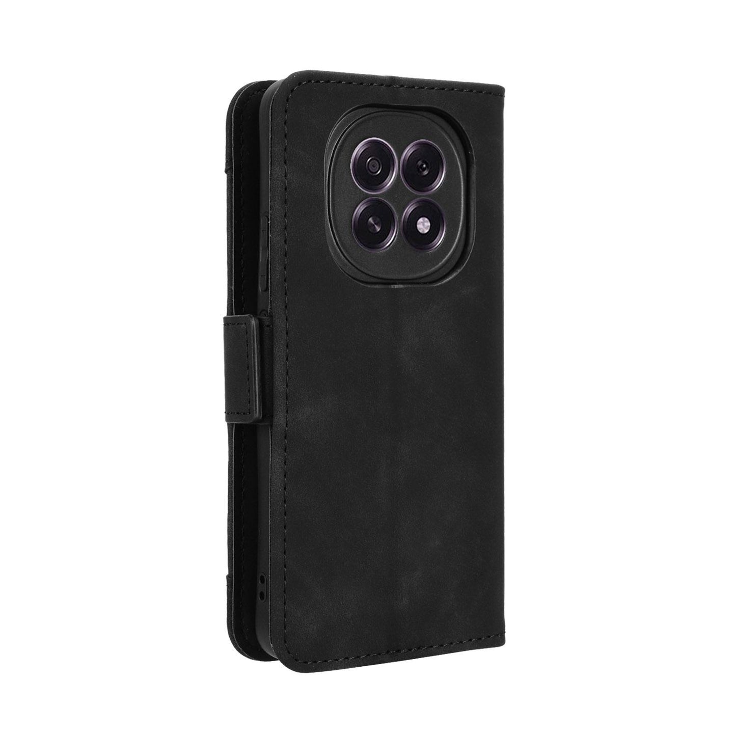 OPPO F29 5G Skin Feel PU Leather Wallet Phone Case with Card Slots, Cash Pocket, Magnetic Closure, Built-In Stand, Full Protection TPU Cover