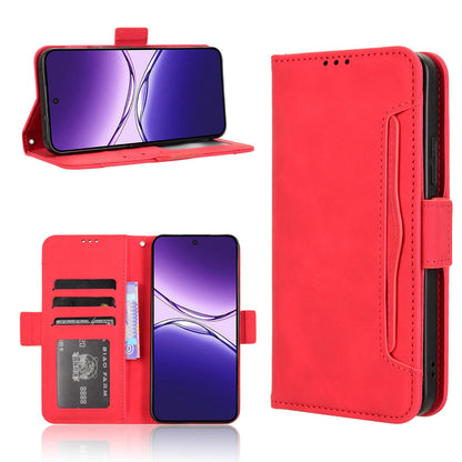 OPPO F29 5G Skin Feel PU Leather Wallet Phone Case with Card Slots, Cash Pocket, Magnetic Closure, Built-In Stand, Full Protection TPU Cover